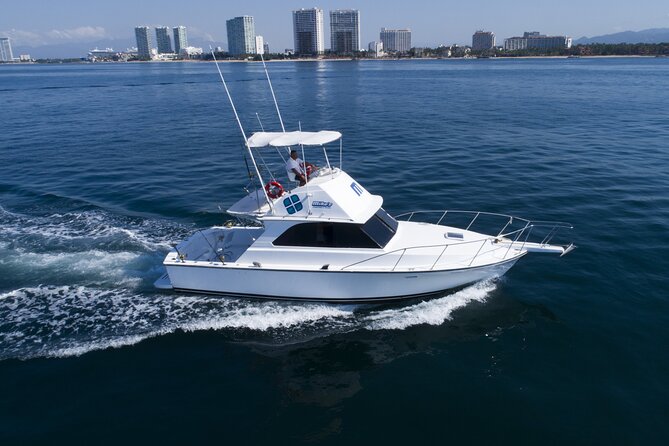 Bertram 38' Convertible Boat in Puerto & Nuevo Vallarta - Puerto Vallarta From the Water: The Shoreline Sightseeing Stop