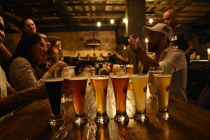 Brewery Bus Tour from Mexico - Monzón Brewing Co: Elote With Pork Belly and Local Brew Tastes