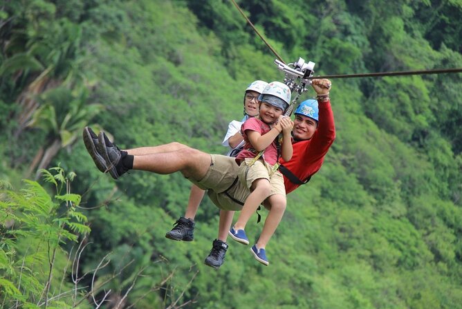 Canopy EcoPark Adventure with transportation from Puerto Vallarta - River Club Time: Swim, Unwind, and Use the Included Showers