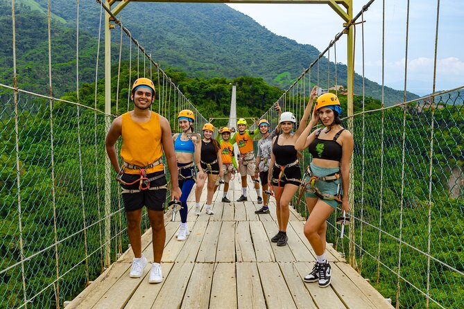Express zippers + Longer suspension bridge - Tequila tasting and the Canopy River restaurant stop