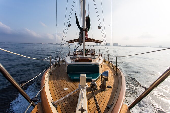 Luxury Puerto Vallarta Shared Sailing Tour: Sail, Swim & Dine - Meeting at Los Peines, then out to Banderas Bay