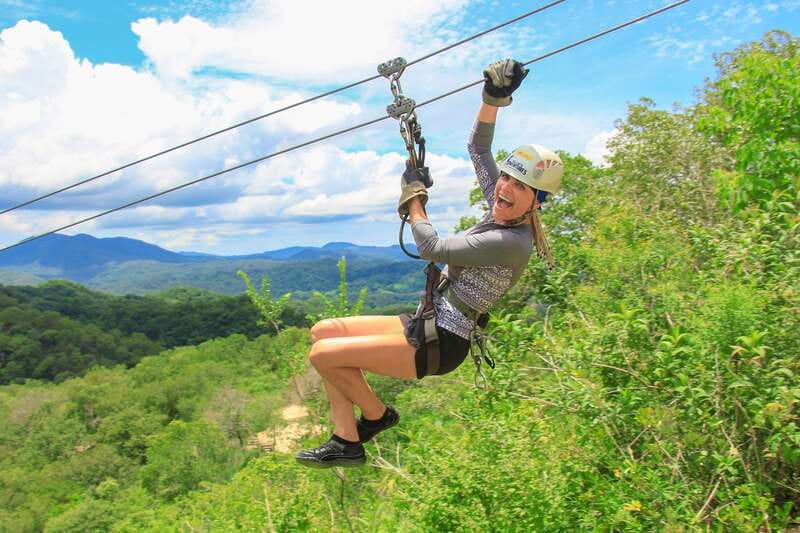 Outdoor Zipline Adventure - Waterfall rappel: where the adrenaline gets personal