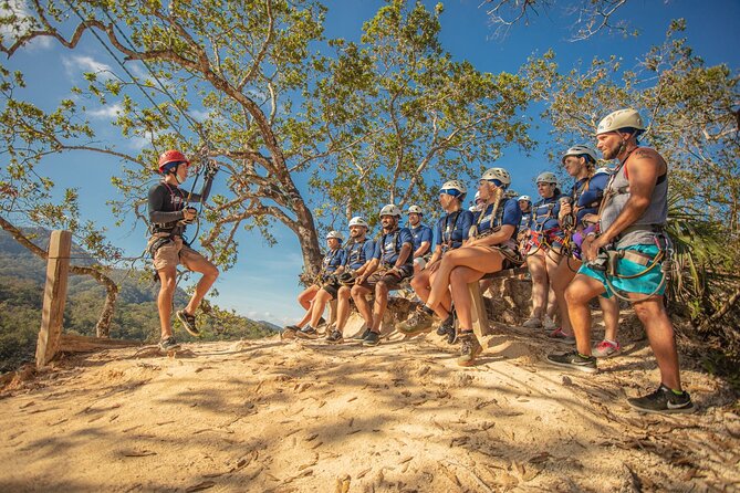 Outdoor Ziplining, Waterfalls & Speed boat in Puerto Vallarta - Basecamp reset: towel, bottled water, fruit, salsa, and lockers
