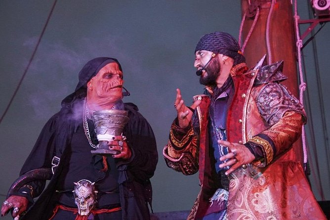 Pirate Ship at Night - A 6 pm galleon dinner show that turns the Bay into the backdrop