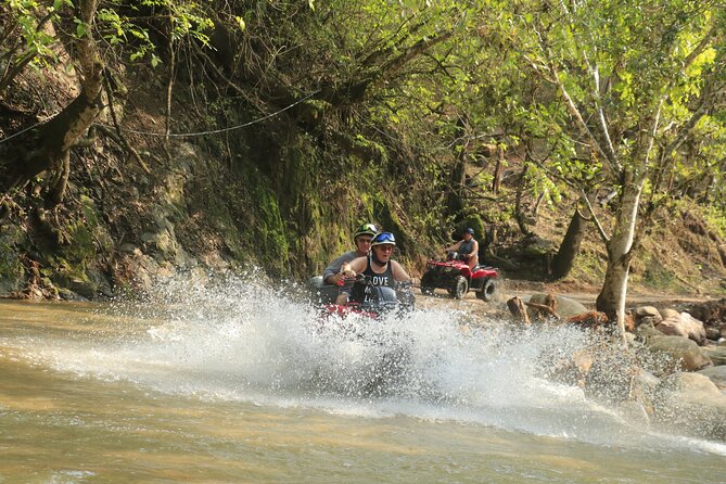 Private ATV tour with waterfall and Tequila tasting - Meet at Felipe Angeles 680: check-in, gear, and double-quad realities