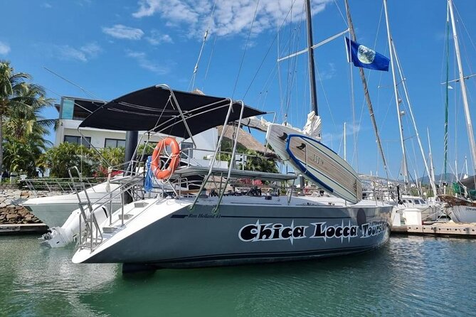 Private Chica SAILING Adventure Puerto Vallarta ALL INCLUSIVE - Bay of Banderas cruising: coastline views, swim time, and whale chances in season