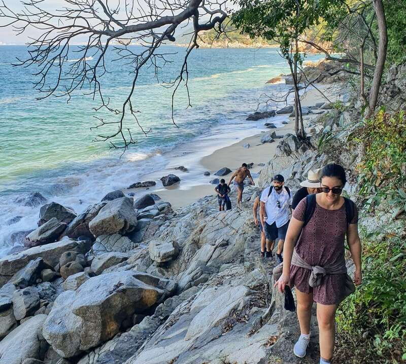 Puerto Vallarta: Full Day Hike to 6 Hidden Beaches & Snorkel - The hike format: trails, stairs, and beach transitions