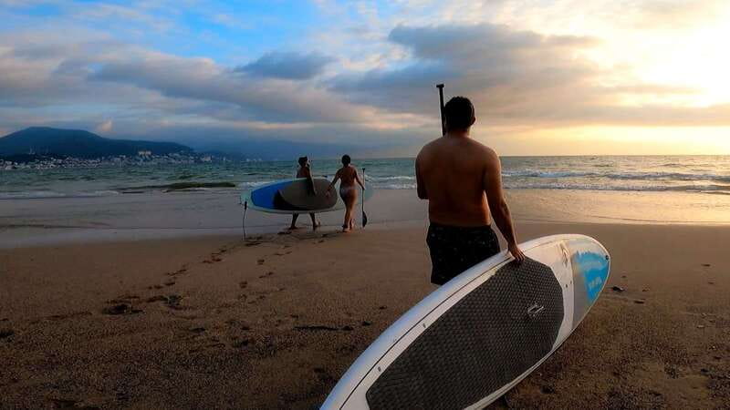 Puerto Vallarta: Guided SUP Board Tour with Digital Photos - Where You Meet: Camarones Beach and the Easy-Start Setup