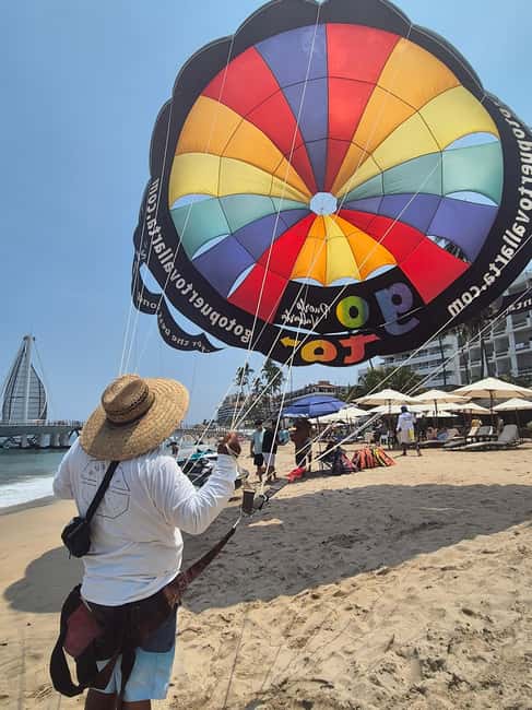 Puerto Vallarta: Private Parasailing Experience - Where the parasailing starts: Dock of the Dead and Juanillos on the beach