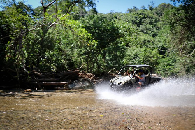 Side by side/rzr in the mountain, waterfull and tequila tasting - Lunch at the Riverside Restaurant: Good Food, Extra Cost
