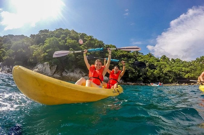 Tour Yelapas and Mahahuitas in Catamaran with Lunch and Open Bar! - Majahuitas Beach Club: almost-private beach time