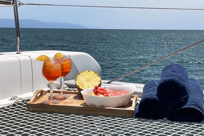 Visit Private Beaches around Puerto Vallarta in a Private Yacht - Food, drinks, and the board vibe (snacks, fruit, and welcome margaritas)