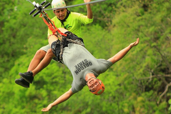 Zip Line for Cruise Ship Passengers, Puerto Vallarta Jungle Adventure - Sierra Madre plus the included Jorullo Bridge walk
